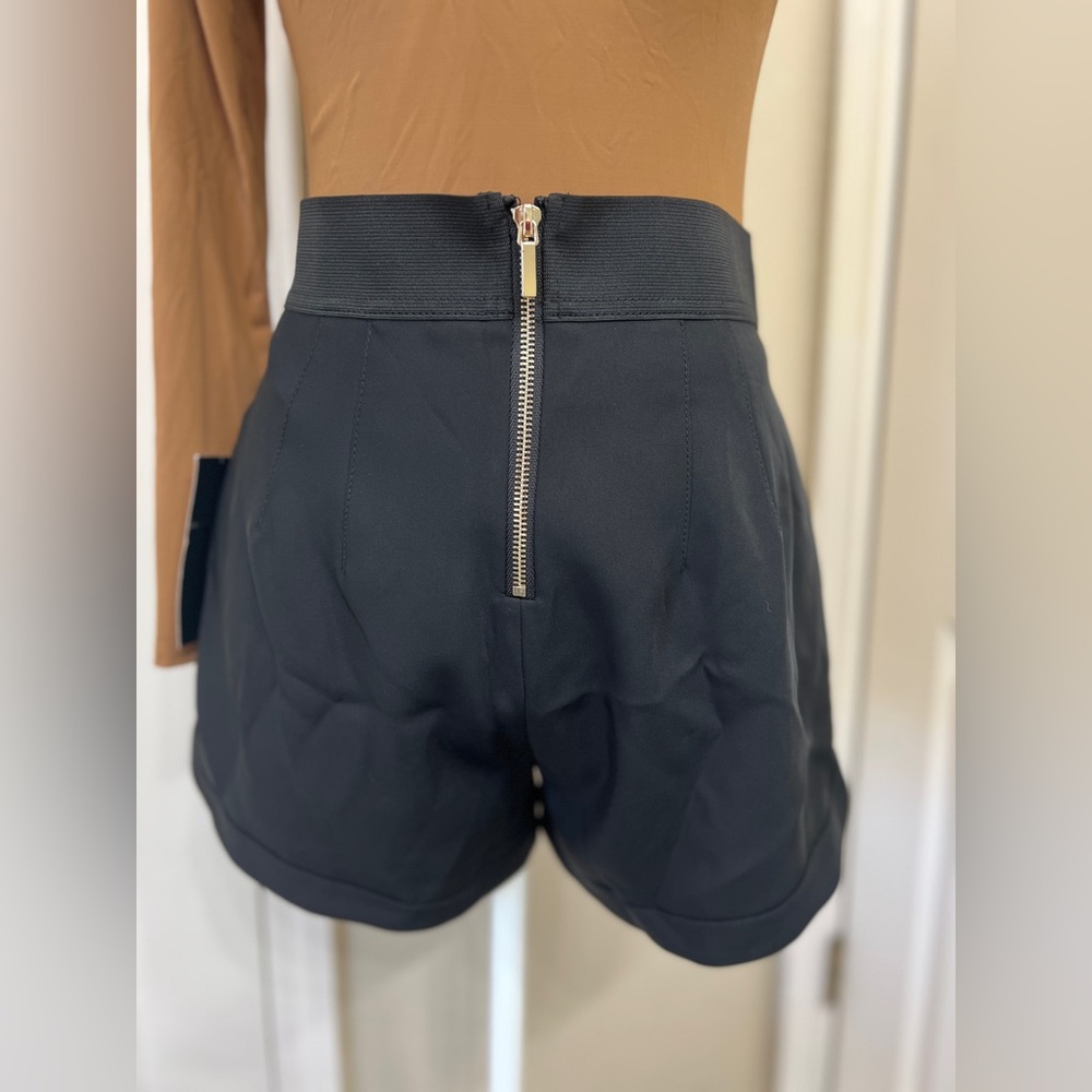 Bebe Black High Waist Shorts